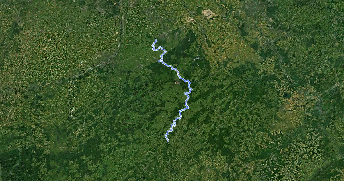 Маршрут GR 56 Sentiers de l'Est de la Belgique | Parcours principal : Sentier des Frontières на спутниковом снимке