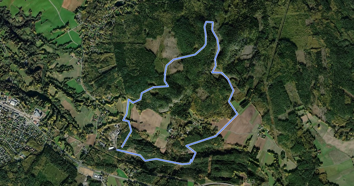 Маршрут Grön 9 km на спутниковом снимке
