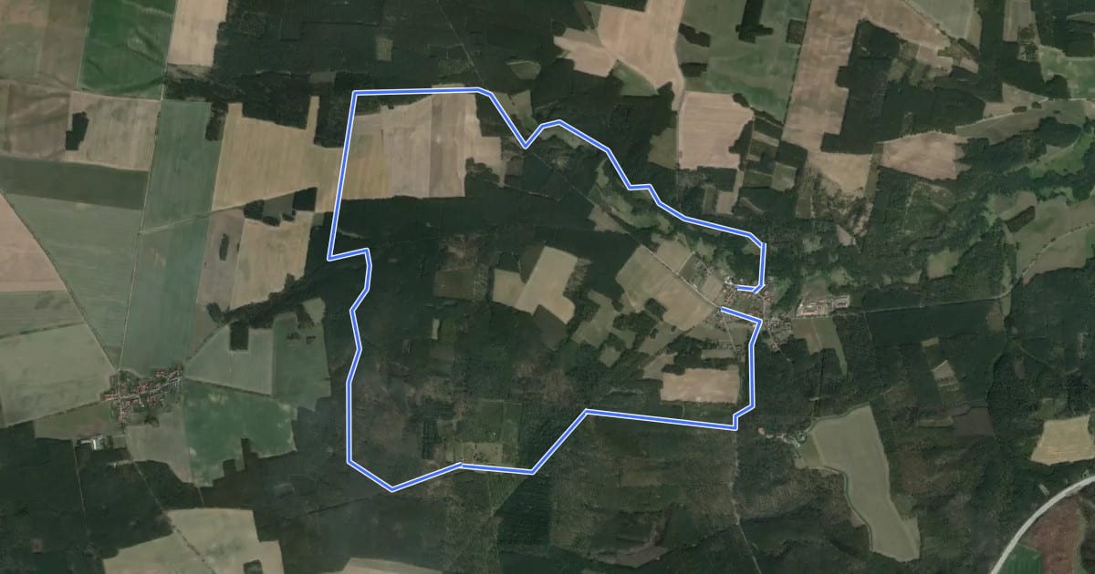 Маршрут Grüne Rummel Wanderweg на спутниковом снимке