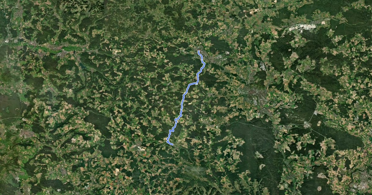 Маршрут Graf-Gebhard-Weg на спутниковом снимке