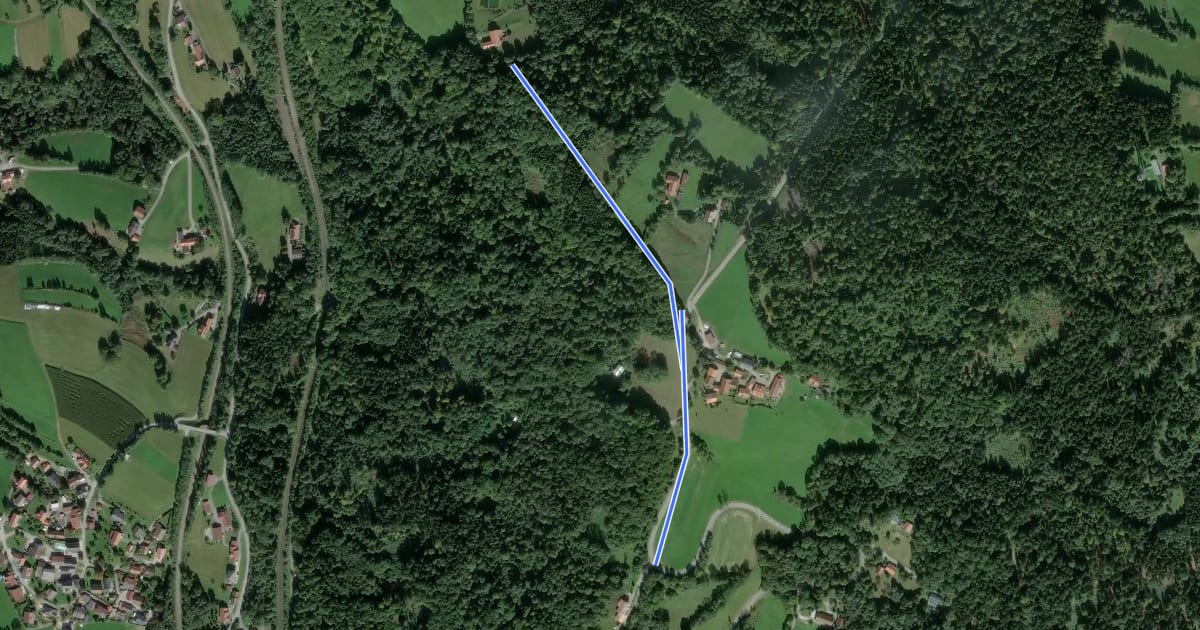Маршрут Graflinger Tal Rundwanderweg Nr. 2a на спутниковом снимке