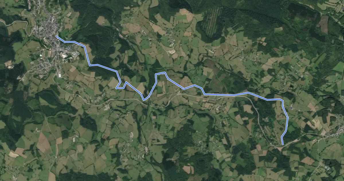Маршрут Grande Traversée du Massif Central à VTT - Liaison Château-Chinon / Les Rollots на спутниковом снимке
