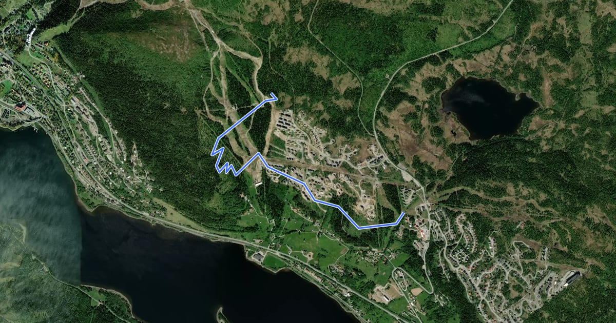 Маршрут Graniten на спутниковом снимке