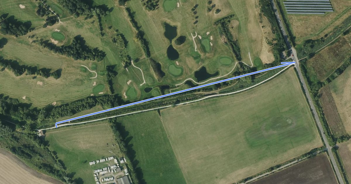 Маршрут Grantham Canal Bi-Centenial Canalside Walk на спутниковом снимке