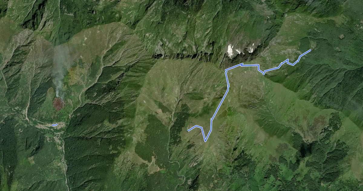 Маршрут Grata Gamul Trekking - Tappa 2 на спутниковом снимке