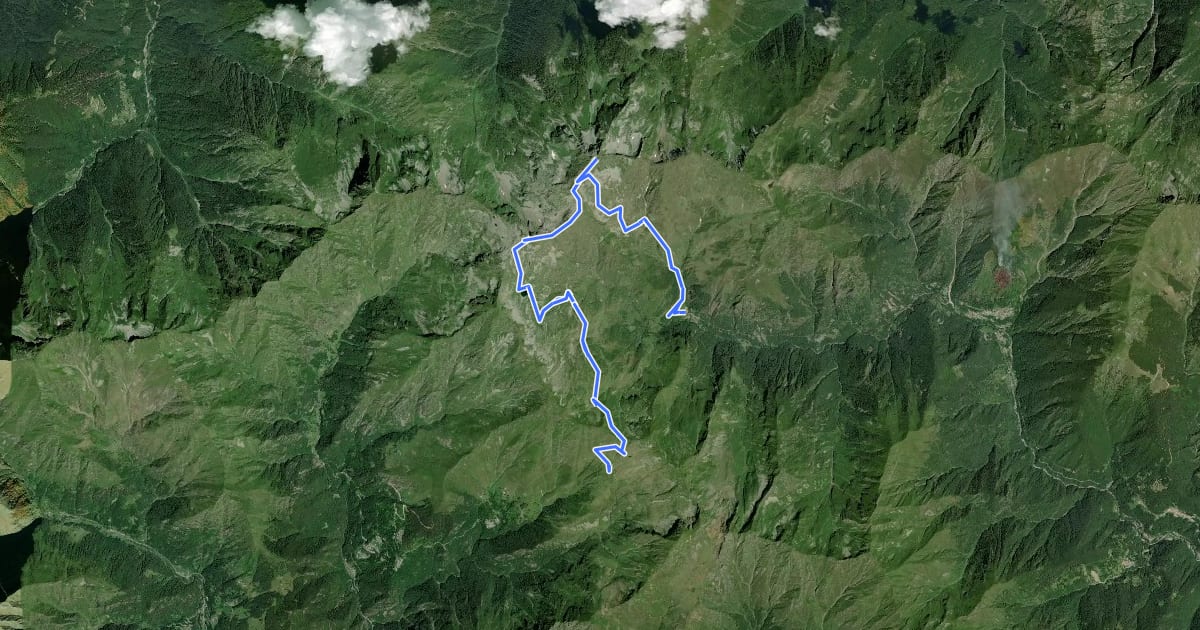 Маршрут Grata Gamul Trekking - Tappa 4 на спутниковом снимке