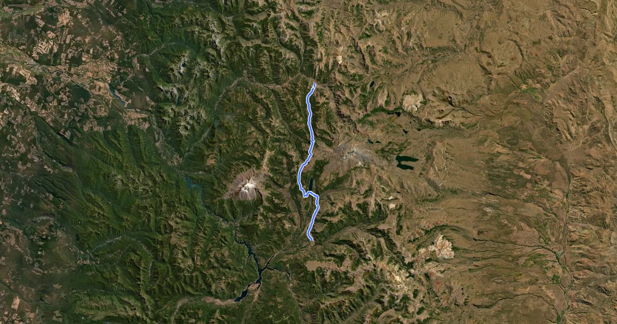 Маршрут Greater Patagonian Trail Section 10: Laguna El Barco на спутниковом снимке