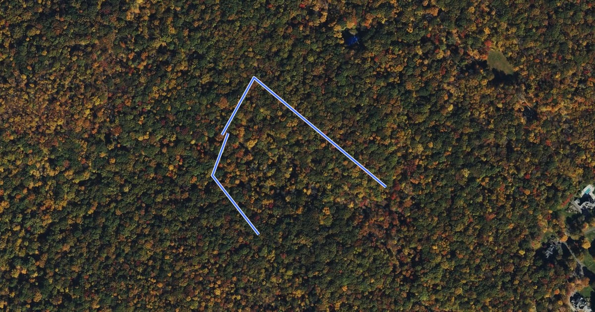 Маршрут Green Trail на спутниковом снимке