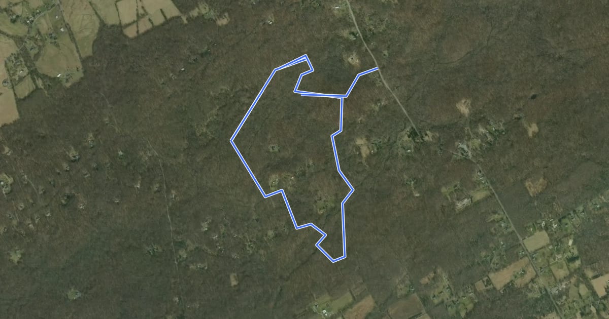 Маршрут Green Trail на спутниковом снимке