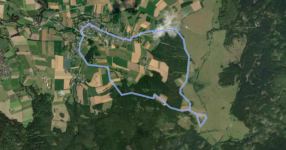 Маршрут Grenz- und Pascherweg на спутниковом снимке
