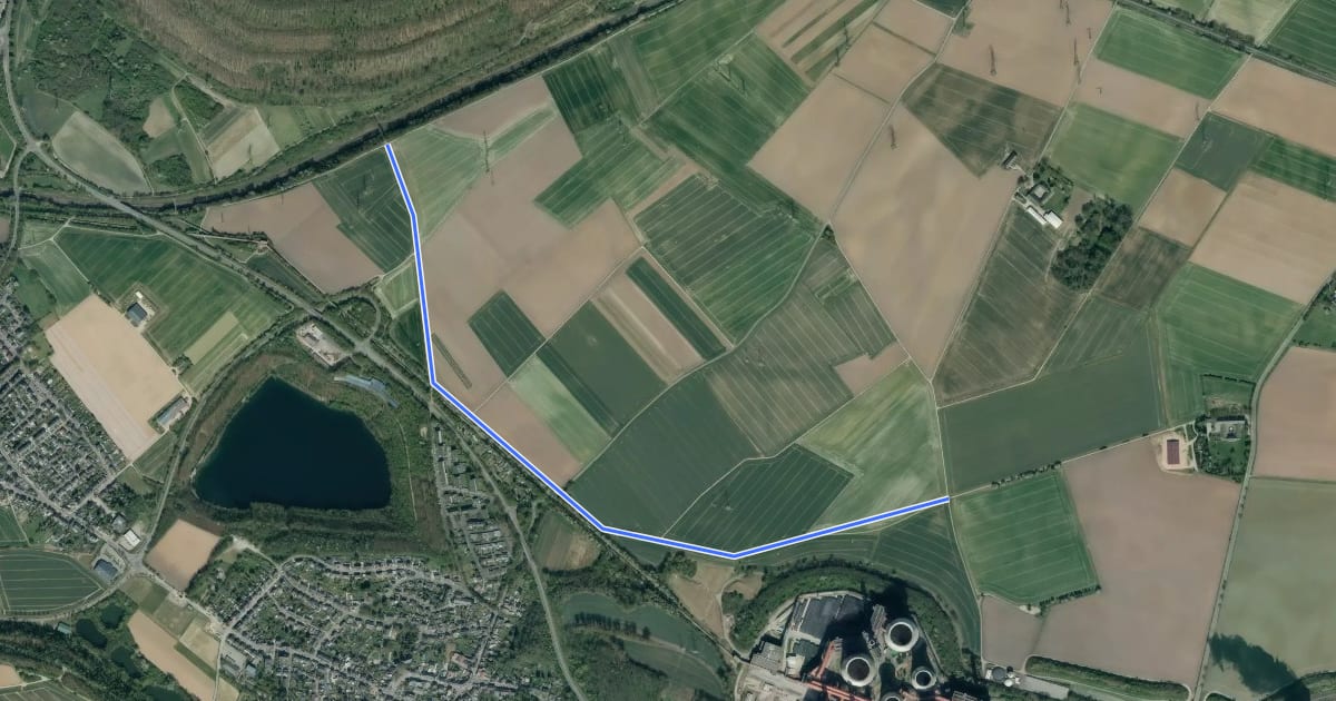 Маршрут Grevenbroich (30) - Grevenbroich (32) на спутниковом снимке