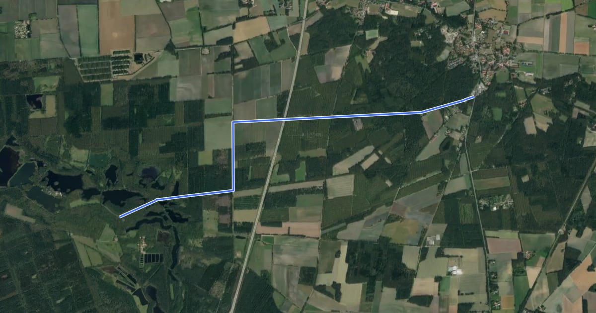 Маршрут Großenkneten (02) - Großenkneten (11) на спутниковом снимке