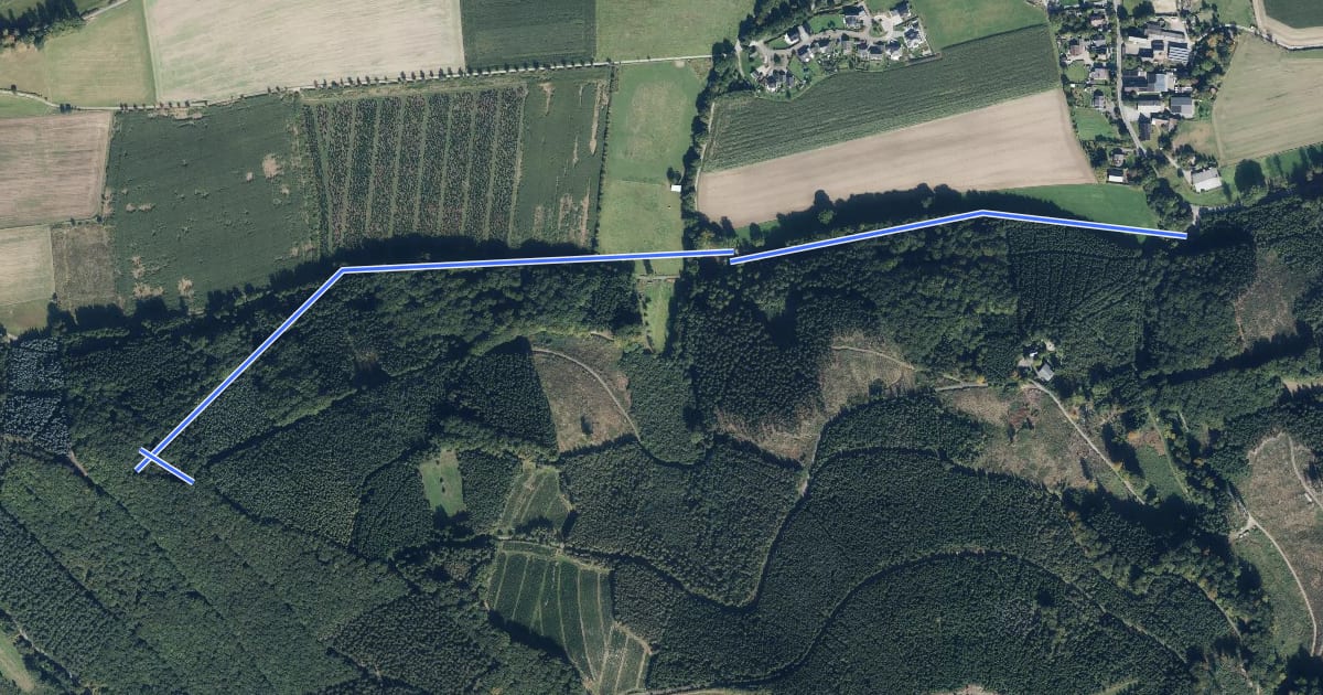 Маршрут Großes Sonnenstück Rundweg A2 на спутниковом снимке