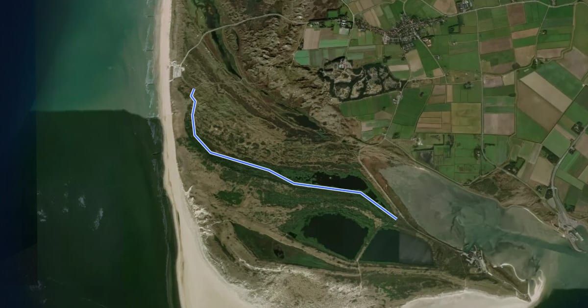 Маршрут Groene route de Geul на спутниковом снимке