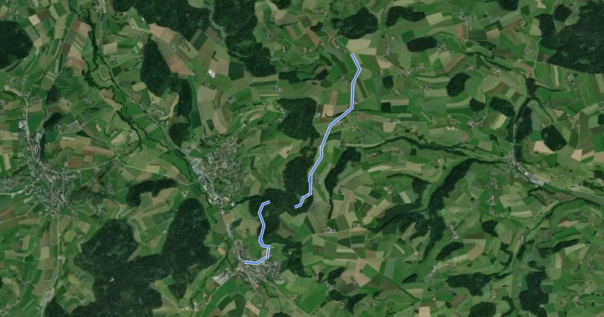 Маршрут Grossdietwil - Ärpolingen на спутниковом снимке