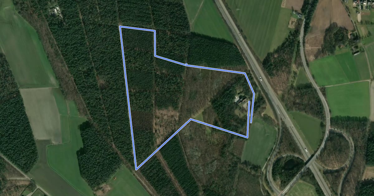 Маршрут Grote Hof en Hobos Groene rechthoek на спутниковом снимке