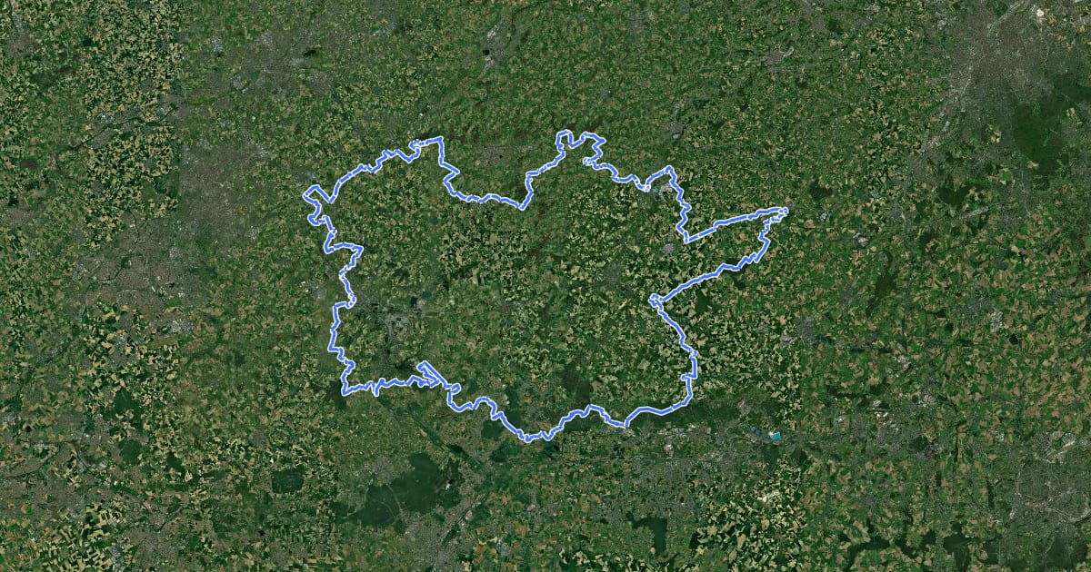 Маршрут GRP 123 Tour de la Wallonie Picarde (parcours principal) на спутниковом снимке