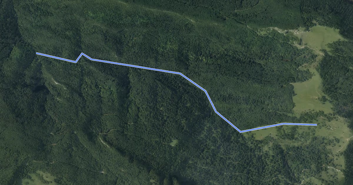 Маршрут GRP Chemin à la Gourgue d'Asque на спутниковом снимке