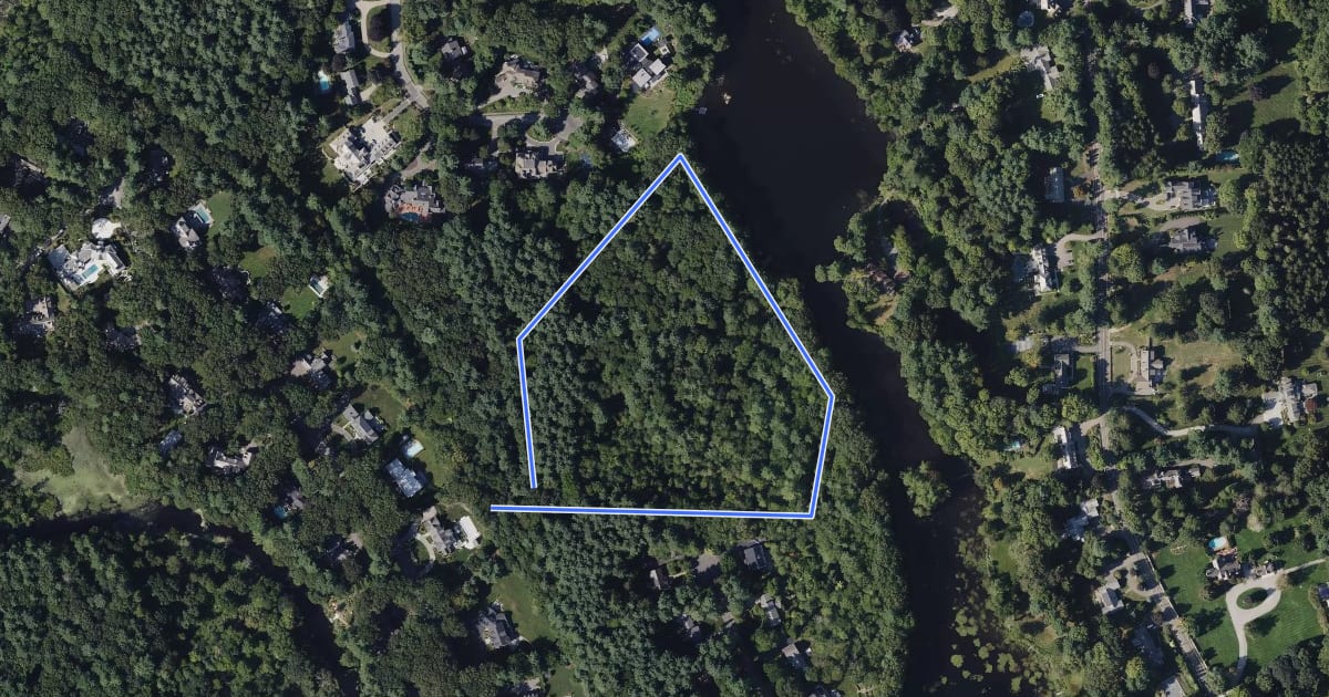 Маршрут Guensey Woodlands на спутниковом снимке