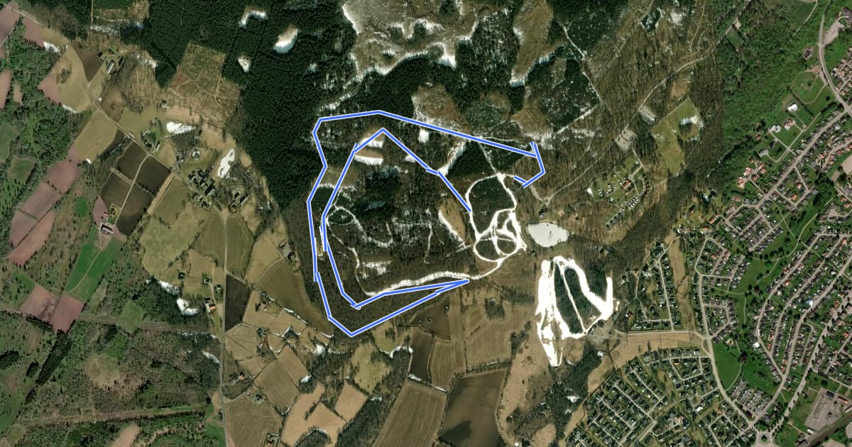 Маршрут Gul 4,5 km на спутниковом снимке