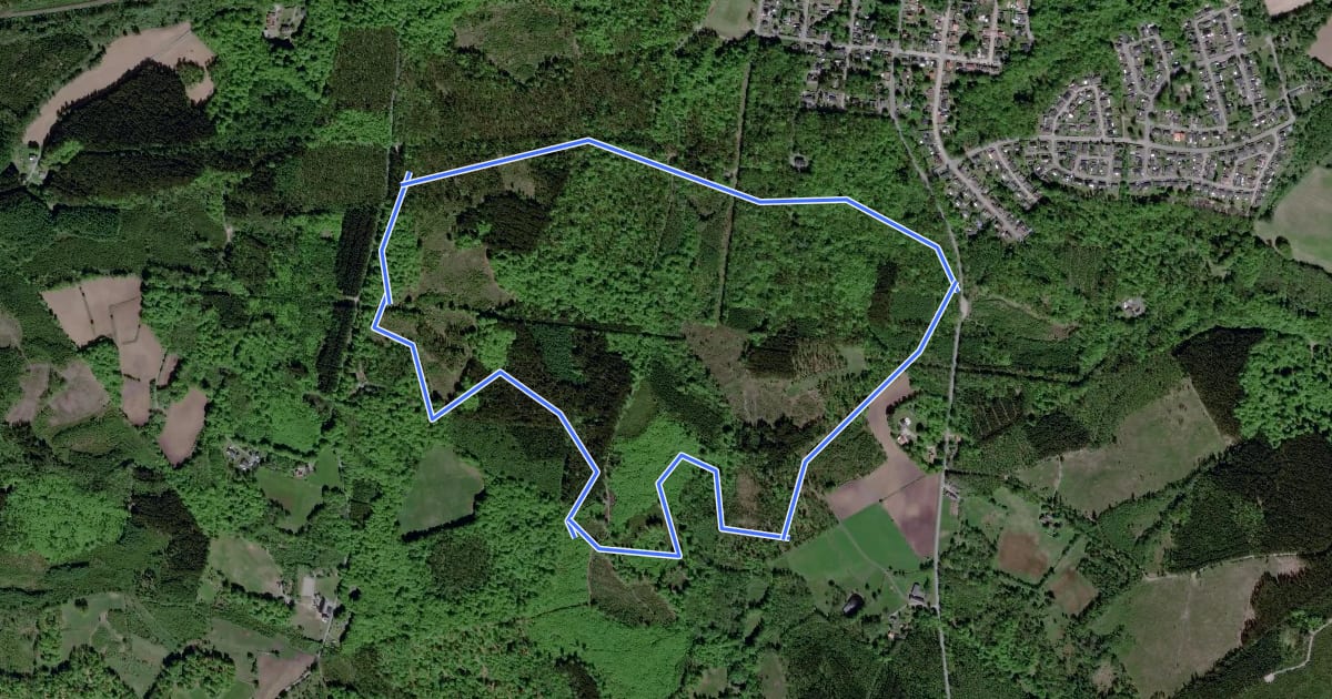 Маршрут Gul (5 km) на спутниковом снимке