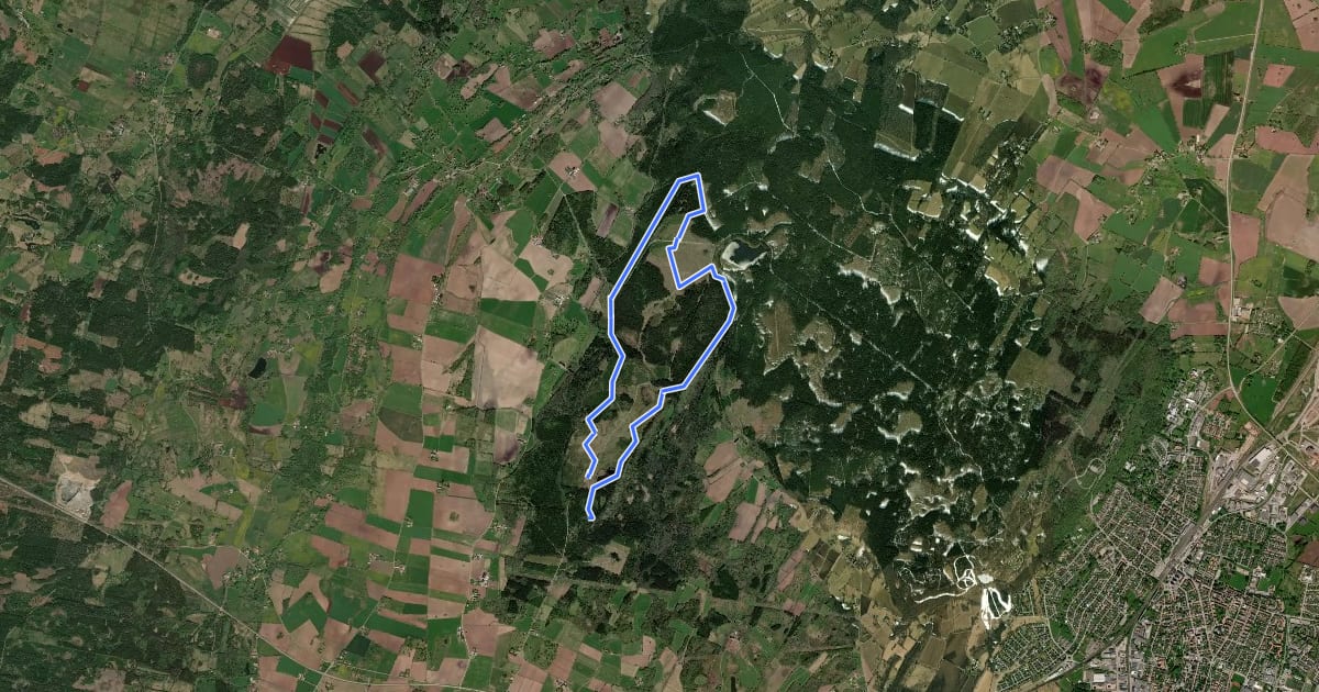 Маршрут Gul 9 km на спутниковом снимке