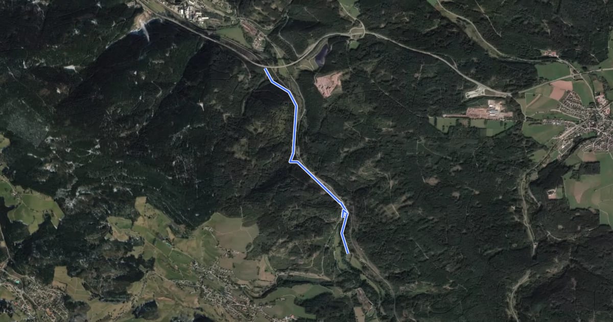 Маршрут Gutachtalbrücke - Zipfelsäge Gutachbrücke на спутниковом снимке