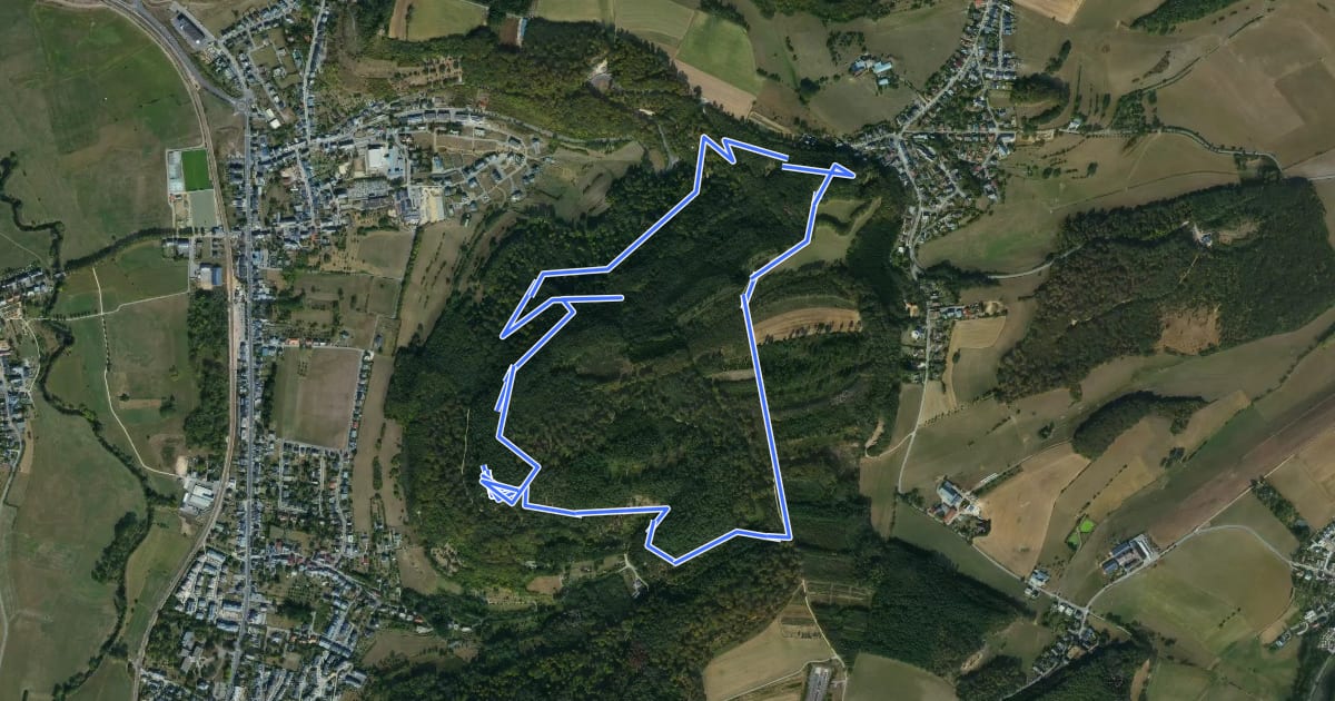 Маршрут Guttland.Trail Fautelfiels на спутниковом снимке
