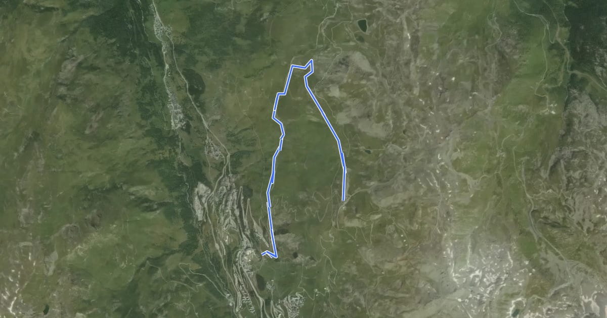 Маршрут Gyrophare на спутниковом снимке