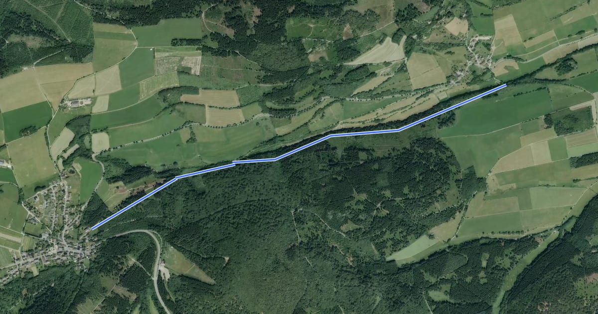 Маршрут Höhenflug Verbindungsweg Küstelberg - Oberschledorn на спутниковом снимке