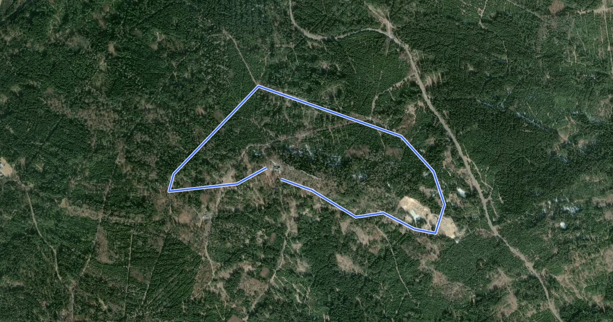 Маршрут Höhenloipe Waldstein на спутниковом снимке