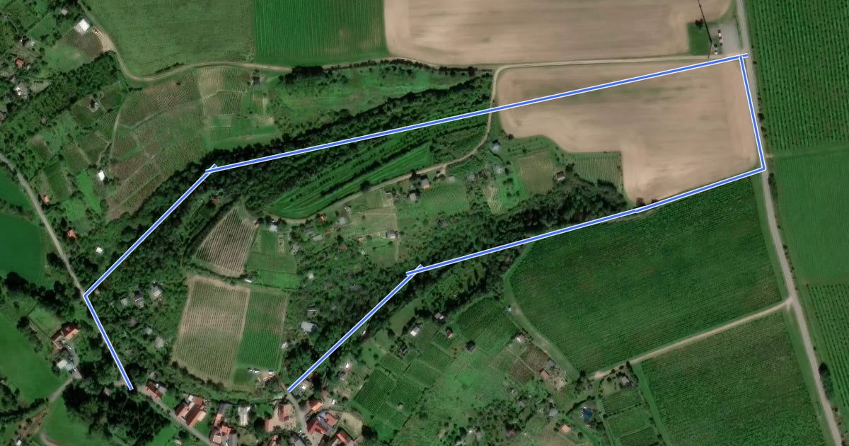 Маршрут Höhnstedt Rollsdorf на спутниковом снимке