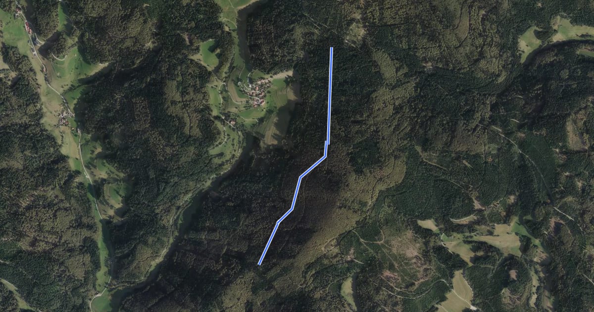 Маршрут Hörnleweg - Schattannrundweg на спутниковом снимке