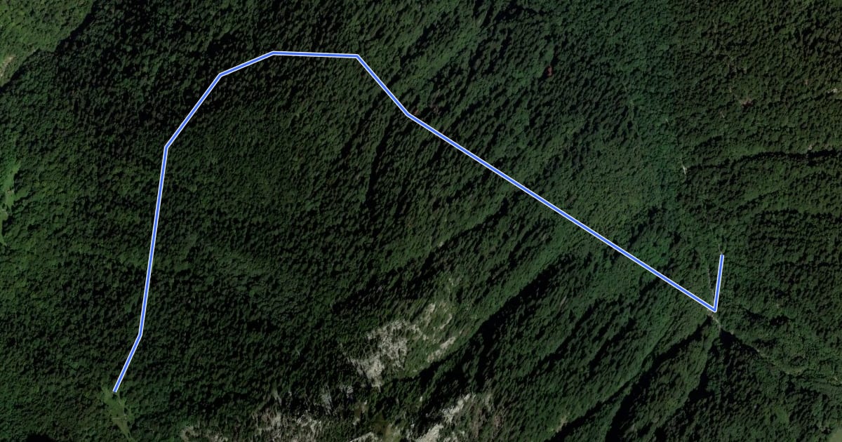Маршрут H10B на спутниковом снимке
