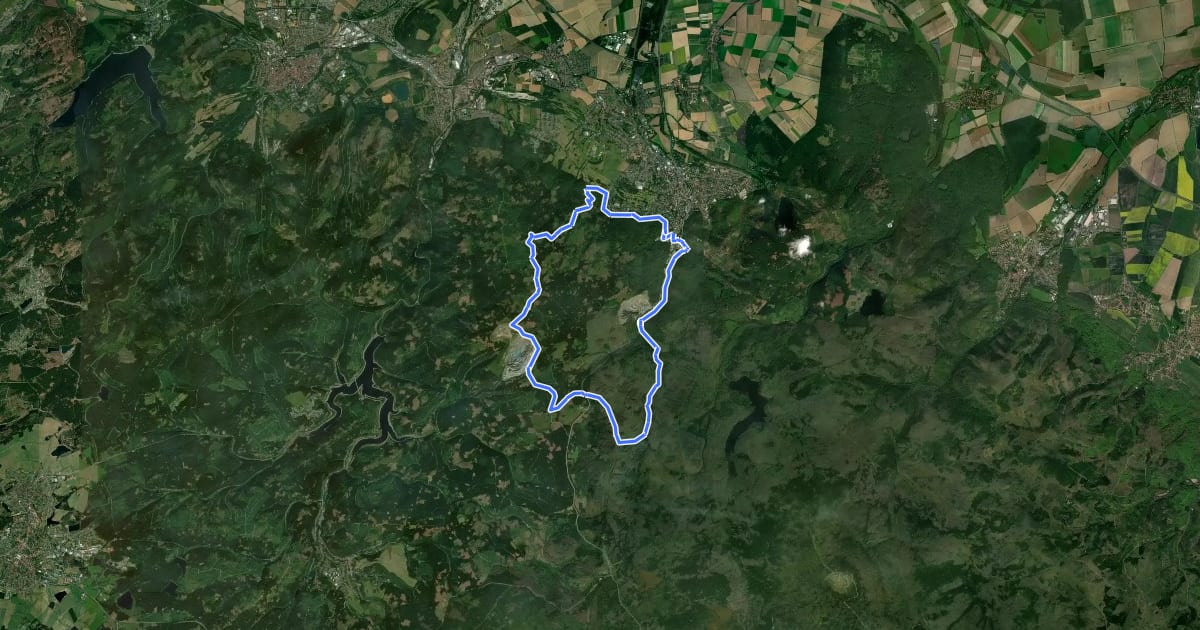 Маршрут H3 Radau Wasserfall-Trail на спутниковом снимке