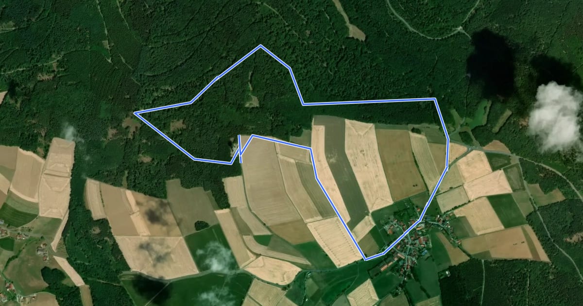 Маршрут Haags-Aussicht-Weg на спутниковом снимке