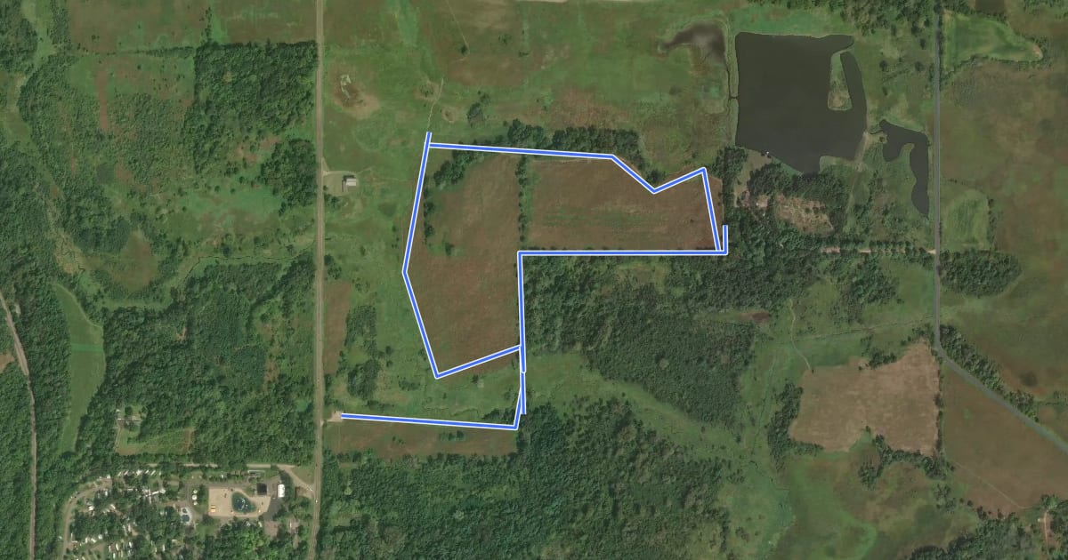 Маршрут Habitat Diversity Trail на спутниковом снимке