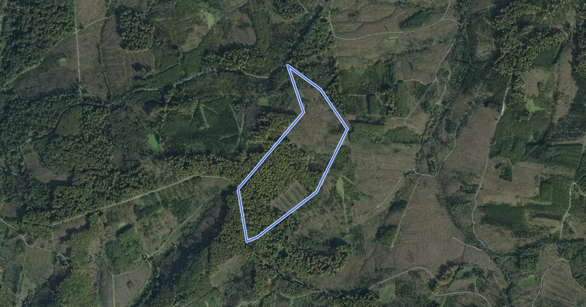 Маршрут Hagensberg Rundweg A7 на спутниковом снимке