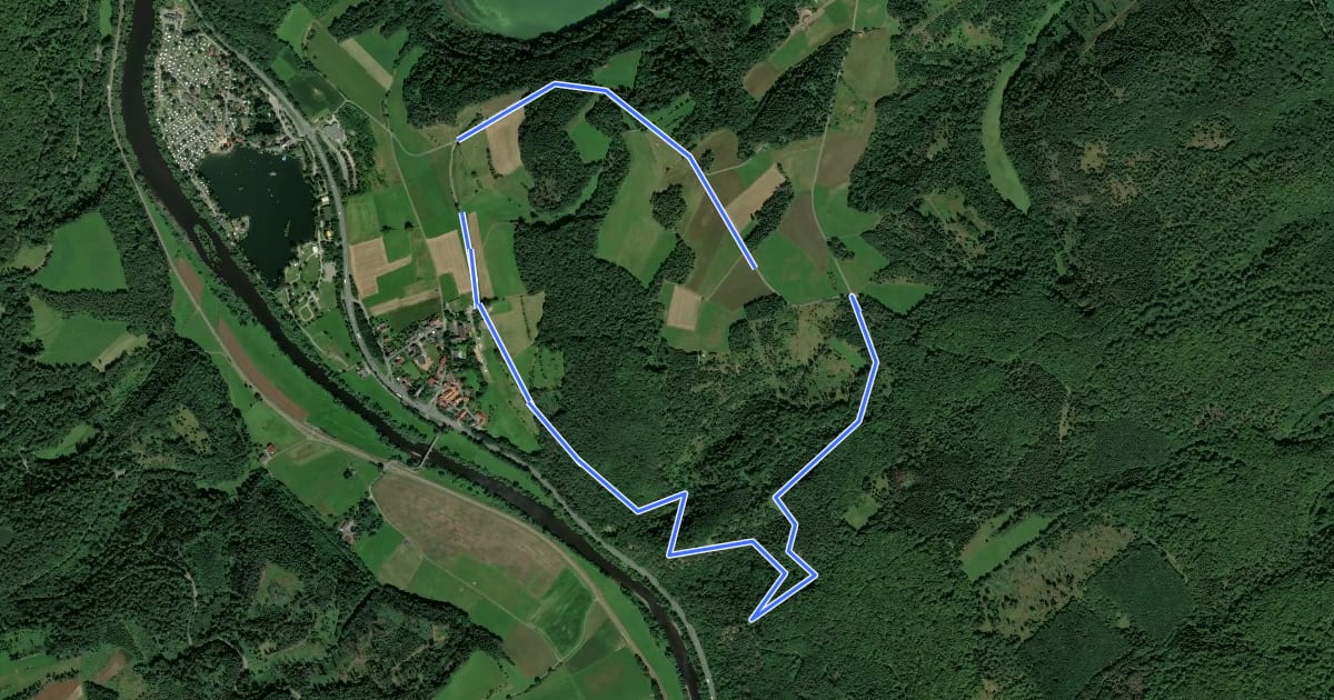 Маршрут Hagenstein-Route на спутниковом снимке