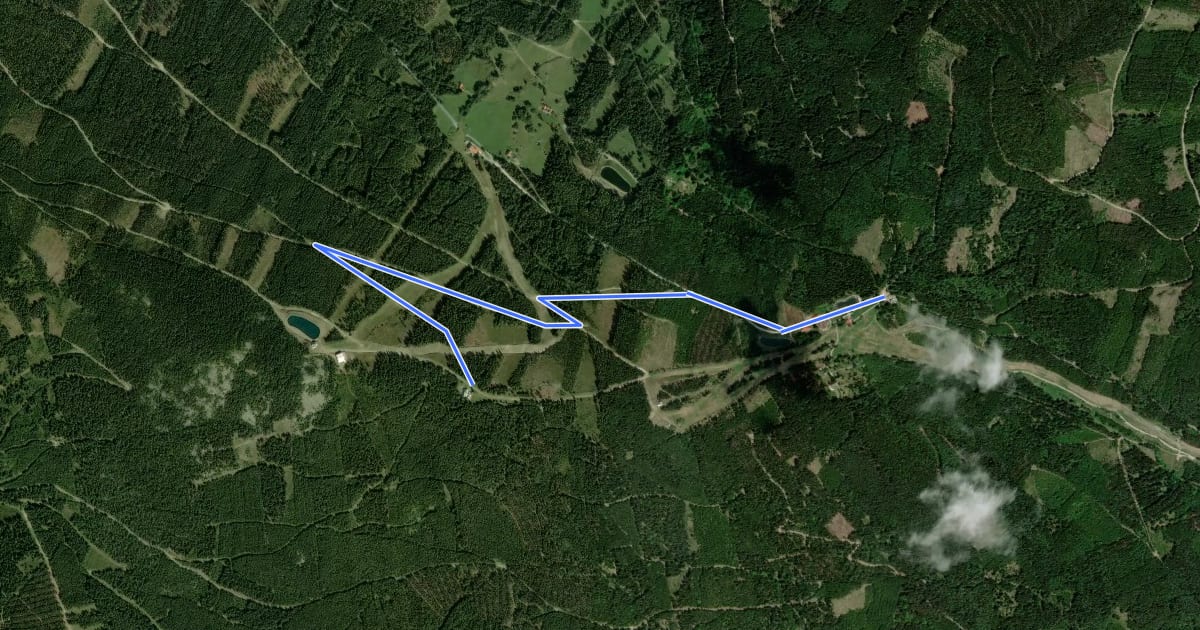 Маршрут Haller Route bergauf на спутниковом снимке