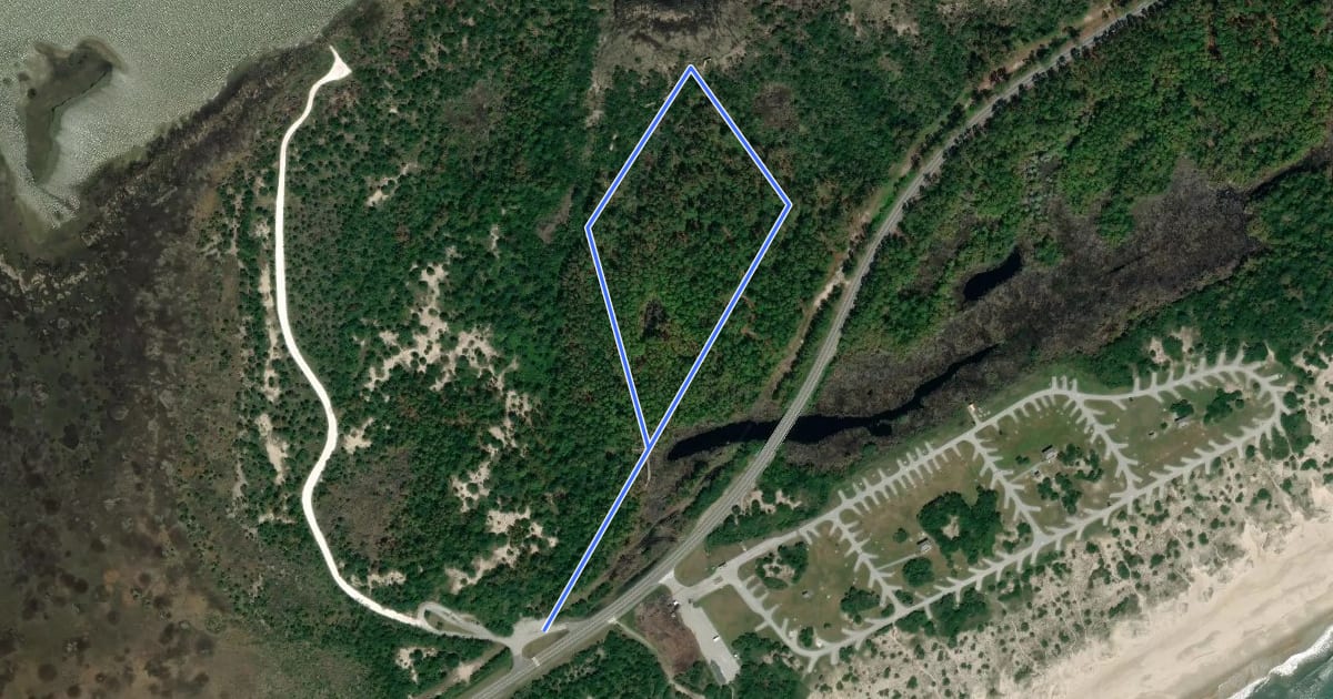 Маршрут Hammock Hills Trail на спутниковом снимке