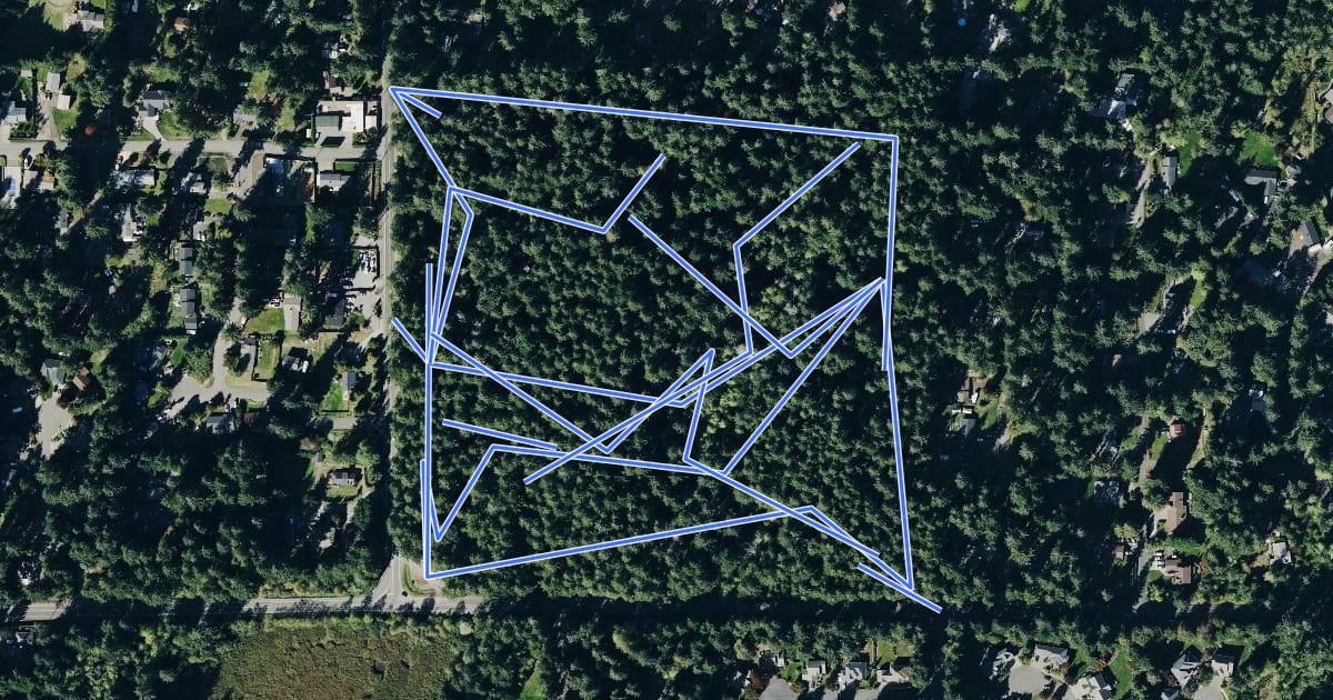 Маршрут Harbor Family Park на спутниковом снимке