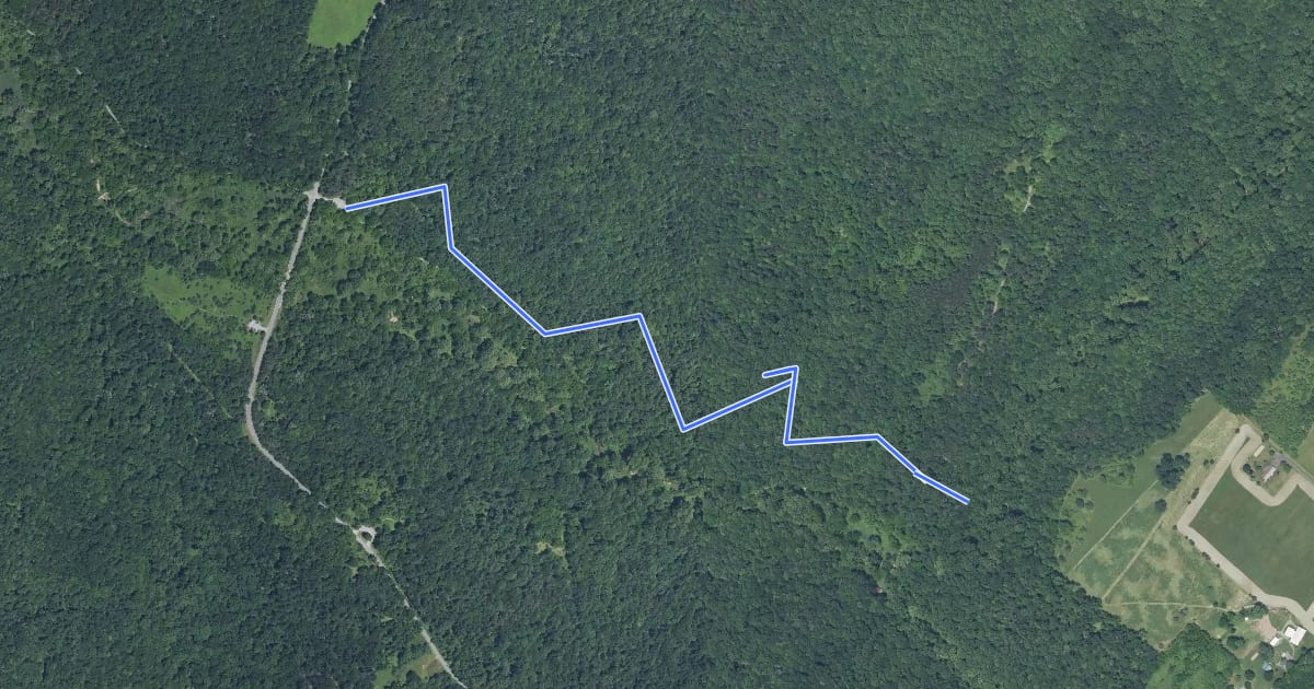 Маршрут Hard Cider Trail на спутниковом снимке