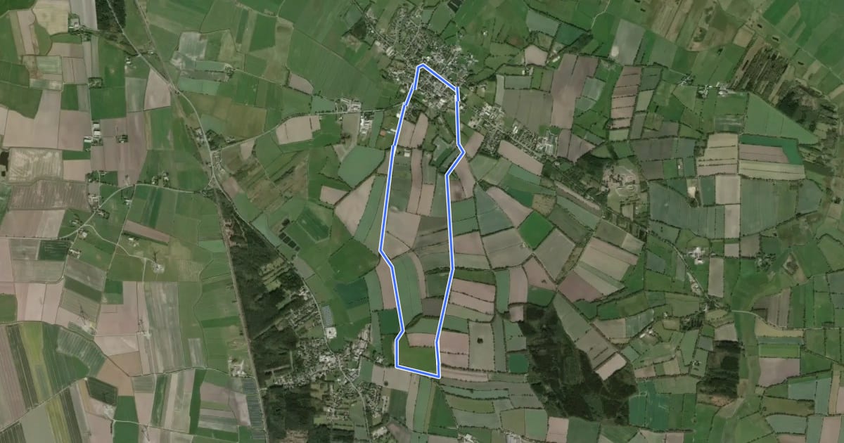 Маршрут Hasenweg на спутниковом снимке