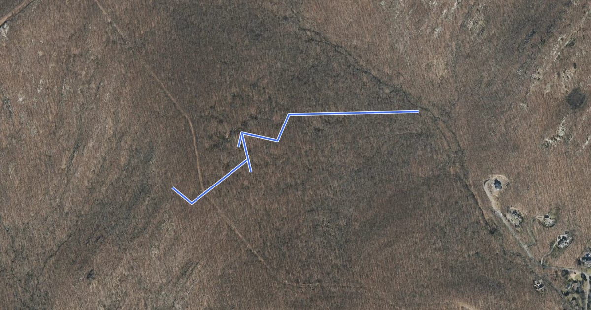 Маршрут Havemeyer Trail на спутниковом снимке