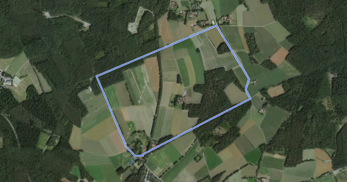 Маршрут Haversberg Rundweg A6 на спутниковом снимке