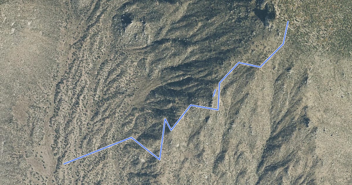 Маршрут Hawk Watch Trail на спутниковом снимке