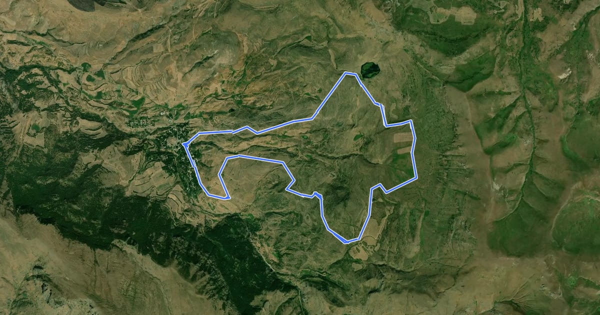 Маршрут Hayeli Lake Loop Trail на спутниковом снимке