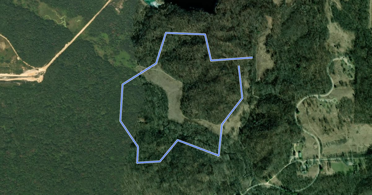 Маршрут Heather Valley на спутниковом снимке