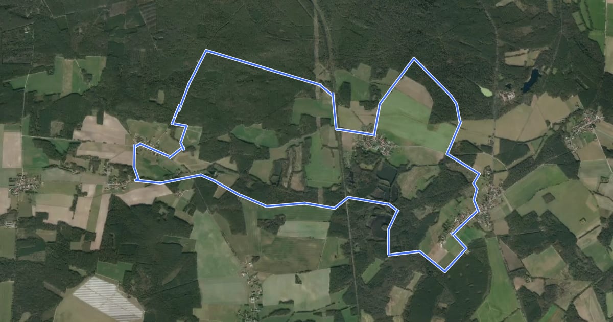 Маршрут Heedekornweg на спутниковом снимке